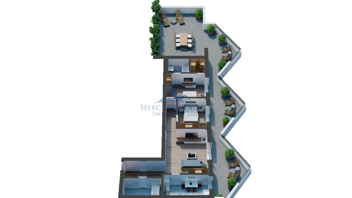 Penthouse \ proiect deosebit \ Sibiu \ Selimbar