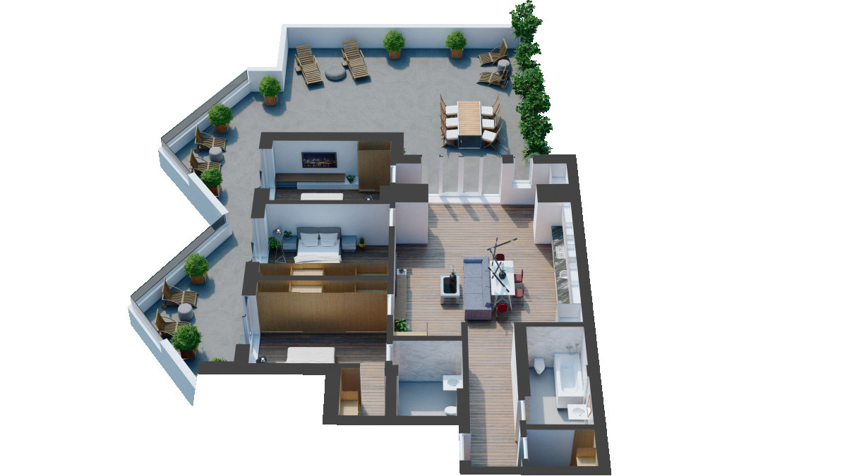 Penthouse \ proiect deosebit \ Sibiu \ Selimbar