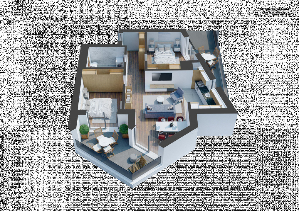 Apartament 3 camere \ proiect deosebit \ Sibiu \ Selimbar