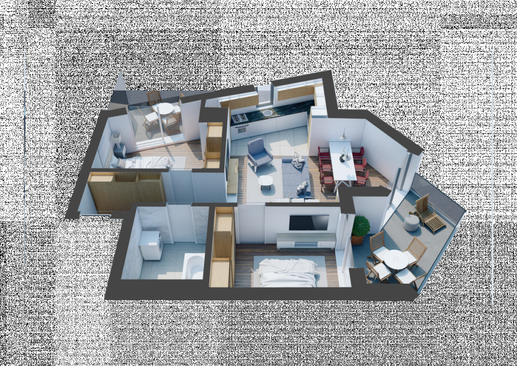 Apartament 3 camere \ proiect deosebit \ Sibiu \ Selimbar