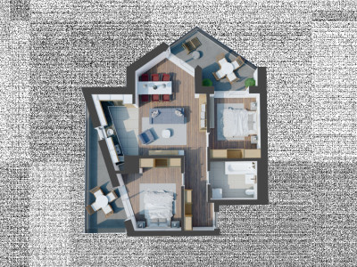 Apartament 3 camere \ proiect deosebit \ Sibiu \ Selimbar