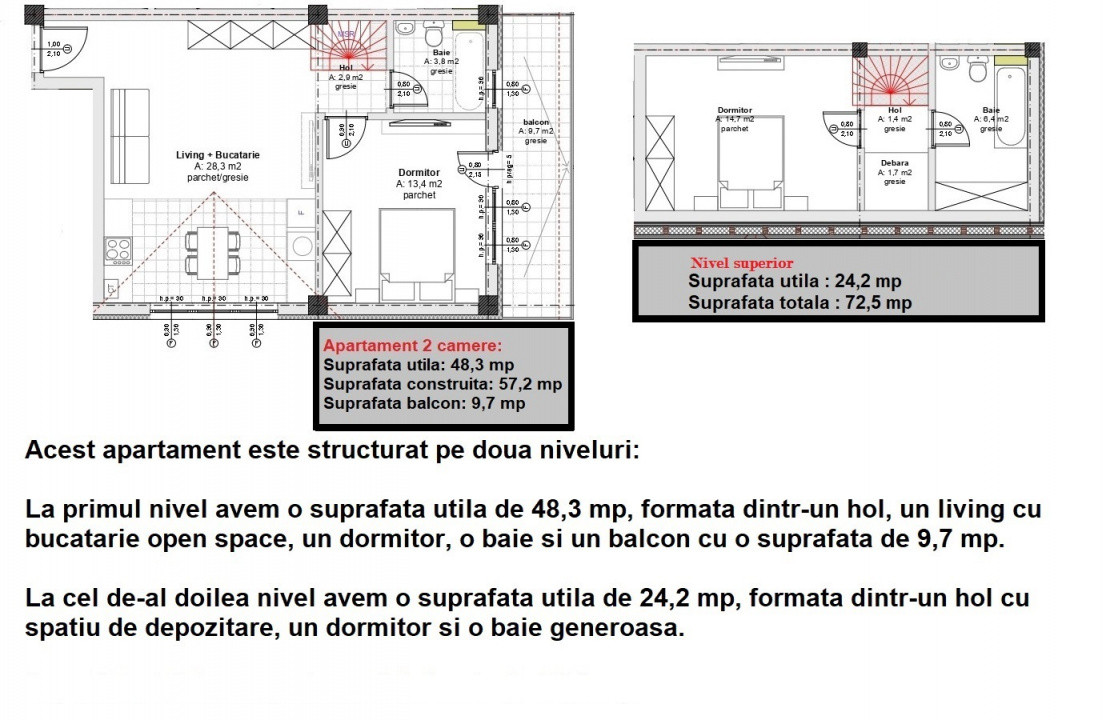 Apartament 3 camere \ posibilitate plata in rate
