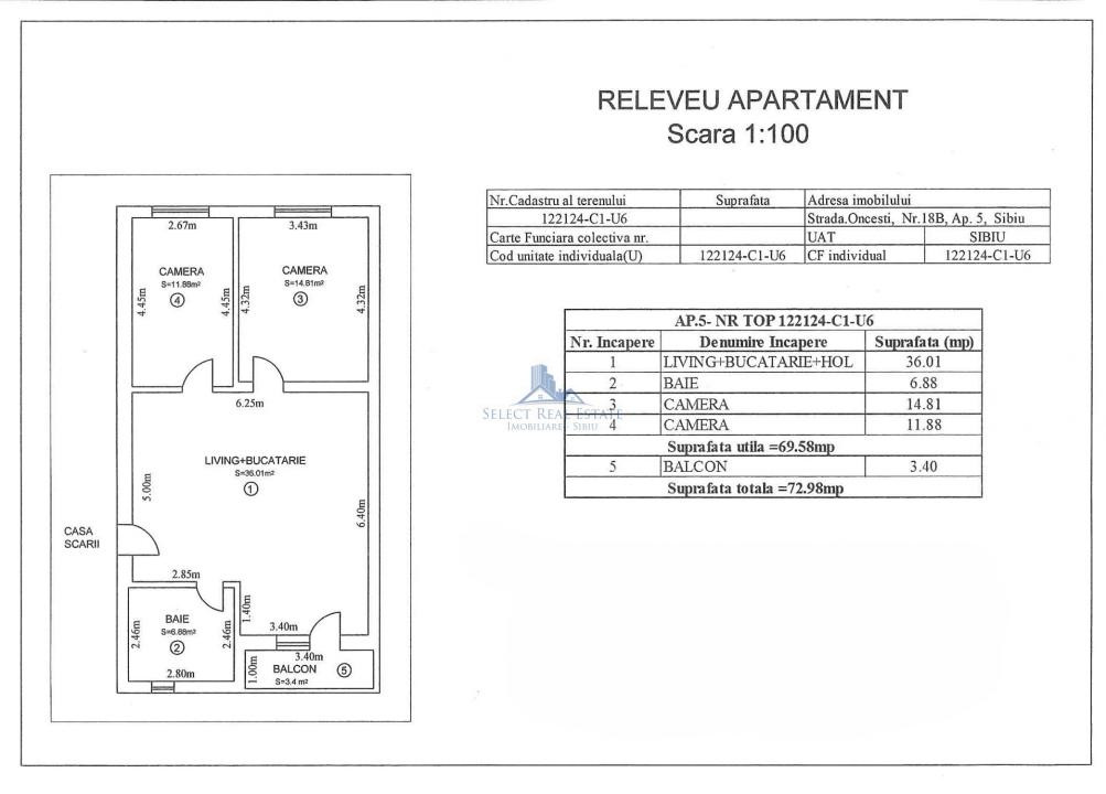 Apartament 3 camere \ curte privata \ Sibiu