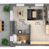 Penthouse 3 camere \ terasa 46.53 mp \ Sibiu - Selimbar
