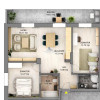 Apartament 3 camere + terasa  \ Sibiu - Selimbar