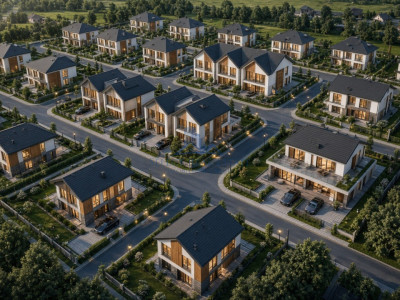 Teren cu PUZ pentru Case tip Triplex \ Sura Mica - Sibiu